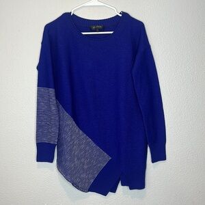 St. John Wool Silk Blend Sweater Petite